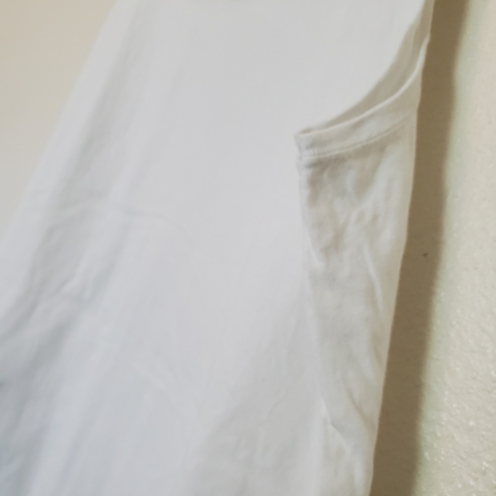 J. Crew Womens White 100% Cotton Scoop Neck Tank Dress Size Large Layering Basic - Picture 7 of 16